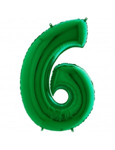 Balão Número 6 Verde